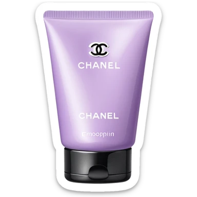 Pale Purple Hand Cream Chanel sticker