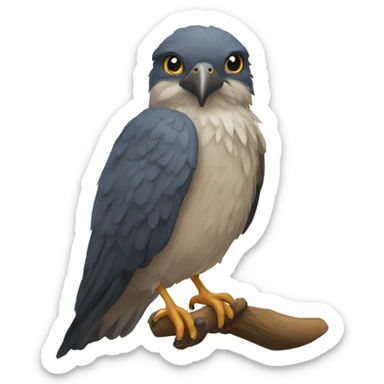 Merlin bird sticker