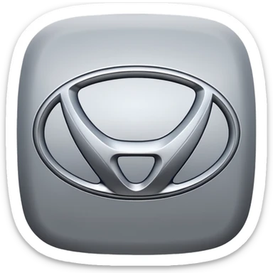 generate hyundai logo only with 100x100 resolution sticker