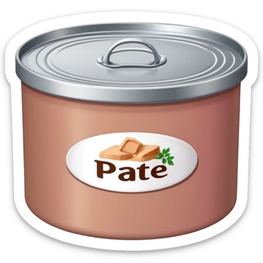 canned pâté sticker