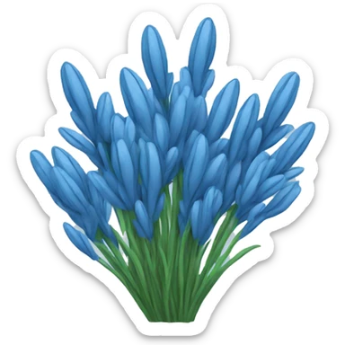 Blue grass  sticker