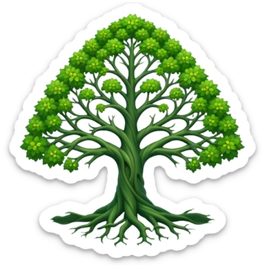Fractal Tree sticker