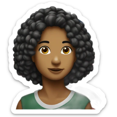 Aussie black tricolour  sticker