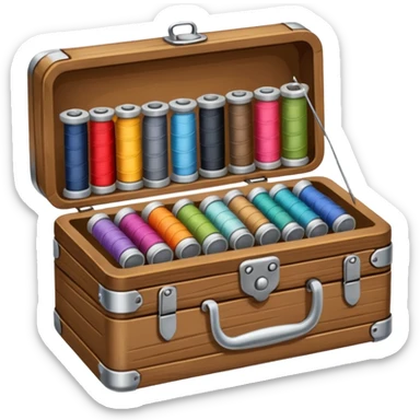 Sewing kit sticker
