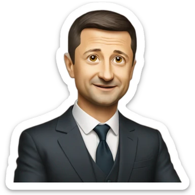 vladimir Zelensky – a president of Ukraine sticker