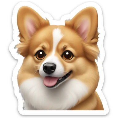 Corgi Pomeranian sticker