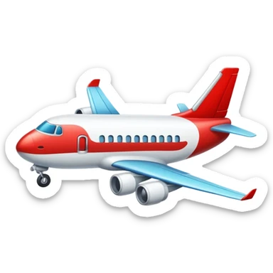 Lung and airplane sticker combination sticker