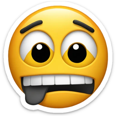 a shocked face with censor bar sticker