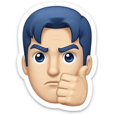 thumbs down disapprove sticker