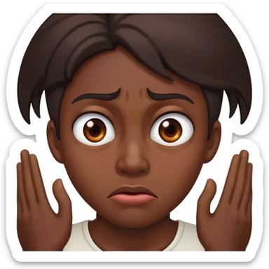 Disgusting yuck face  sticker