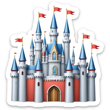 disney castle sticker