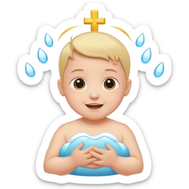 Baby baptism  sticker