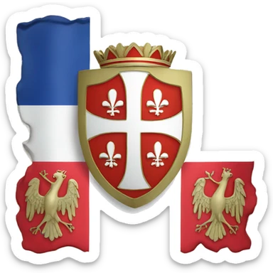 A Serbian Emblem sticker