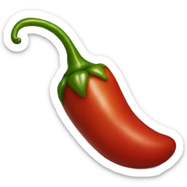 chili pepper smiling sticker