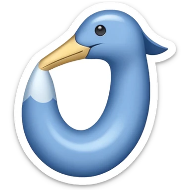 ein um 45 grad gedrehtes hell blauer qaudrat mit weißem checkhaken sticker