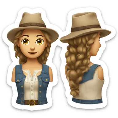 country girl sticker