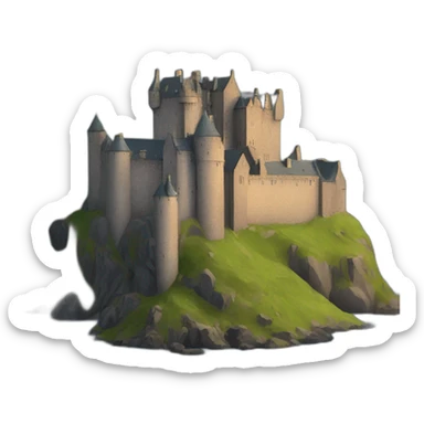 scotland castle sticker