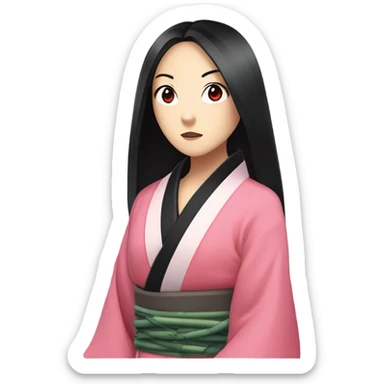 Nezuko kamado sticker