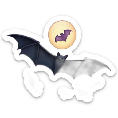 A bat symbol in the sky but instead of a bat it says "YO" sticker