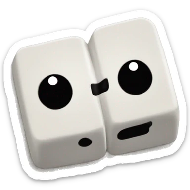 something to do with a domino for a youtube thumbnail sticker