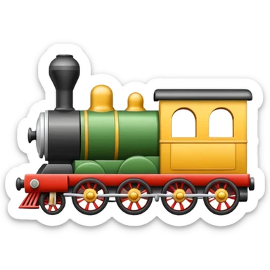  toy train pist sticker