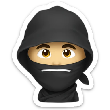 Ninja qui souffle sticker
