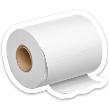 Q se bea q es de papel higiénico  sticker