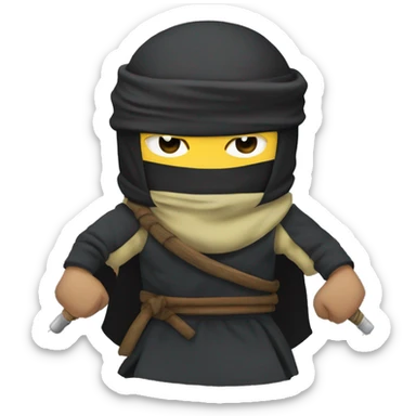 Ninja coron sticker