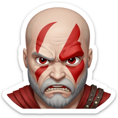 Kratos sticker