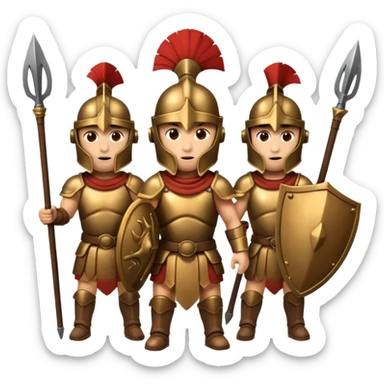 trojan army sticker