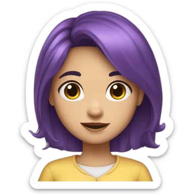 Girl name Violetta foo sticker