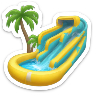 water slide sticker