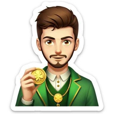 Golden Token sticker