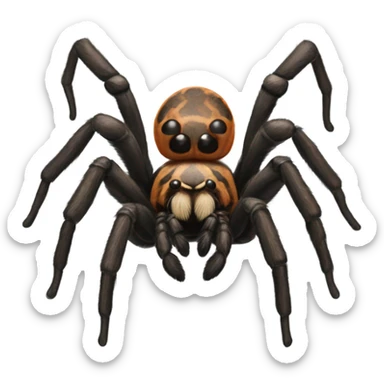 tarantula spider realistic  sticker