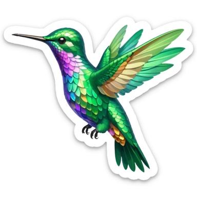 Hummingbird sticker