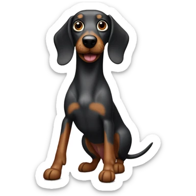 Can you do a grey black ginger sausage dog sticker