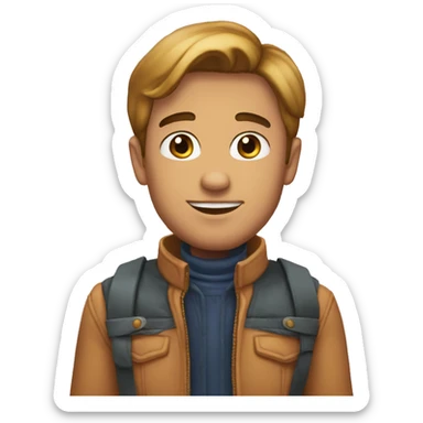 Beau garçon  sticker