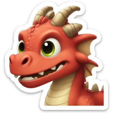 Cutest dragon sticker