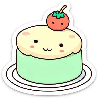 Cake mochi sticker