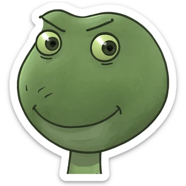 Beautiful happy blonde woman sticker