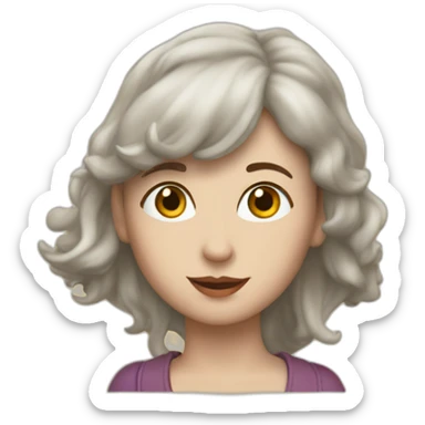 Les cahiers de d'ester Esther sticker