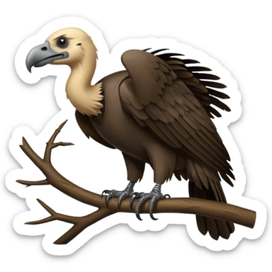 Vulture sticker