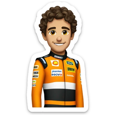 Lando Norris logo  sticker