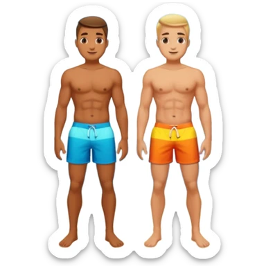 GAY men island  sticker