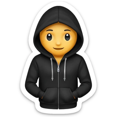 Just a Hoodie without person sticker