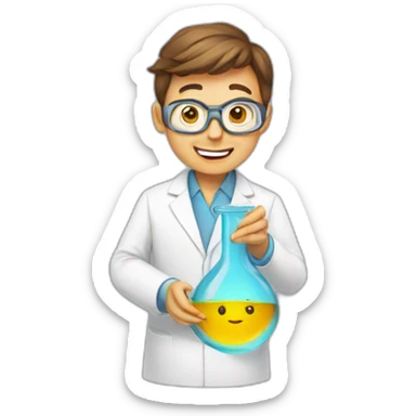 Science experiment  sticker