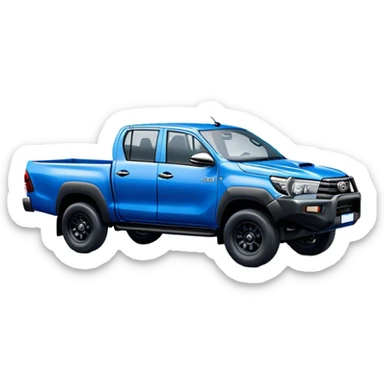 Toyota Hilux - Toyota (Model Year: 2021) (Iconic colour: Blue) sticker
