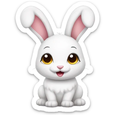Cute bunny  sticker
