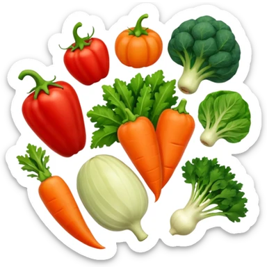 Veg name  sticker