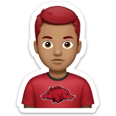 I moved to Little Rock in the state of Arkansas sticker